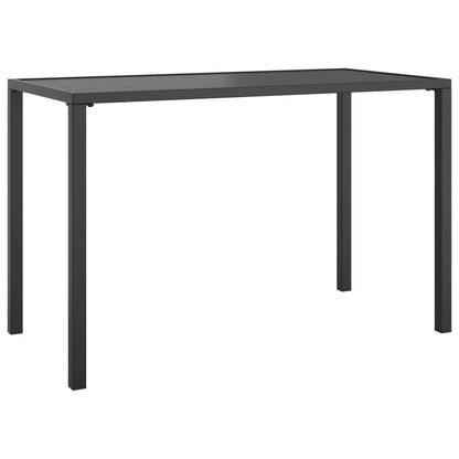 Garden Dining Set Anthracite Steel, Textilene, Fabric Medium