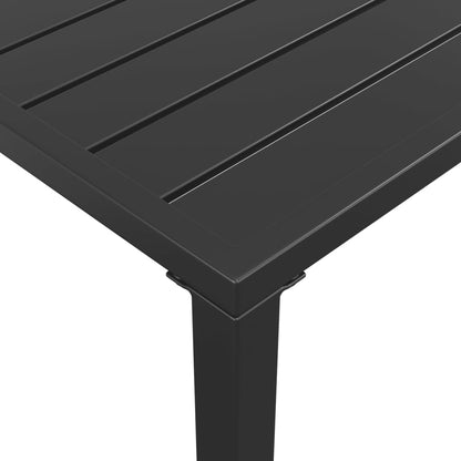 Garden Dining Set Anthracite Steel, Textilene, Fabric Medium