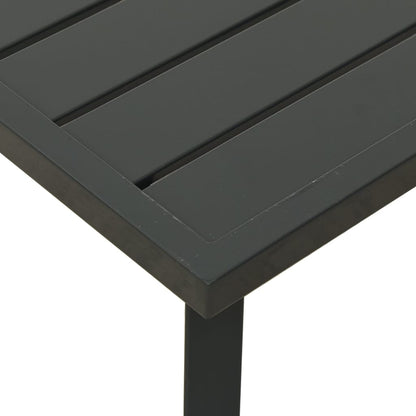 Garden Lounge Set Anthracite Steel, Textilene, Polyester Large
