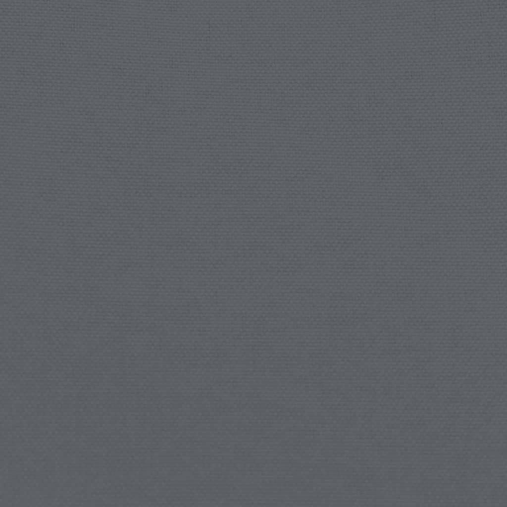 Garden Lounge Set Anthracite Steel, Textilene, Polyester Large