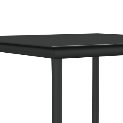 Garden Dining Set Brown, Black, Cream White