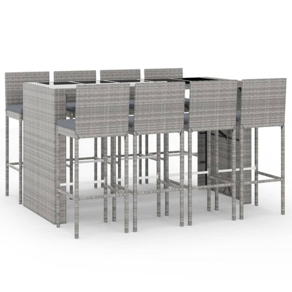 Garden Bar Set Grey, Black, Dark Grey