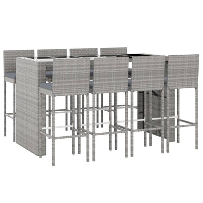 Garden Bar Set Grey, Black, Dark Grey