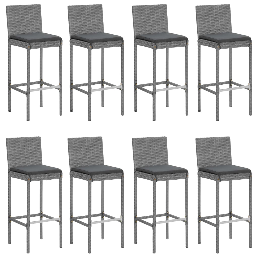 Garden Bar Set Grey, Black, Dark Grey