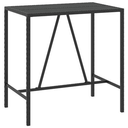 Garden Bar Set Black