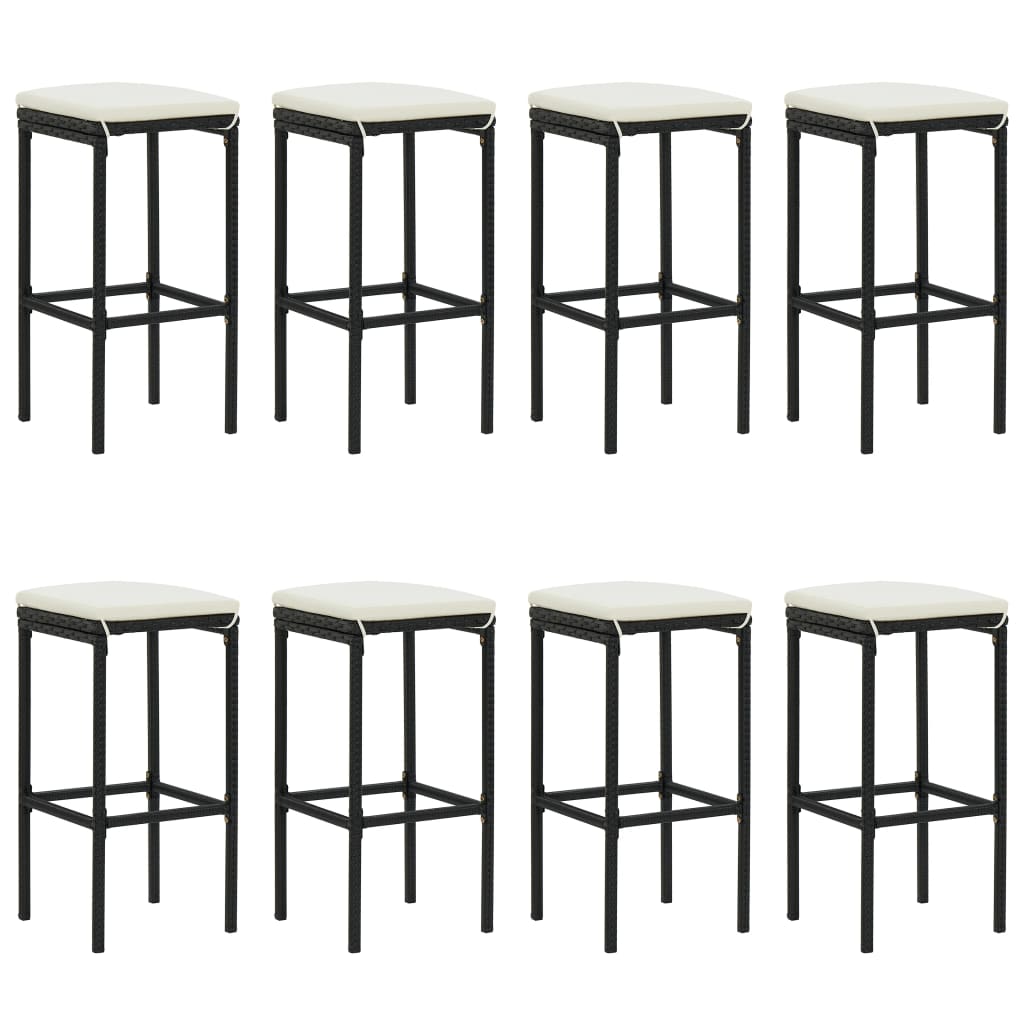 Garden Bar Set Black