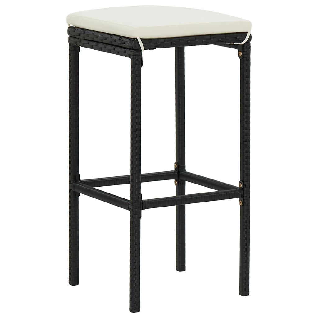 Garden Bar Set Black