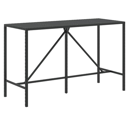 Garden Bar Set Black