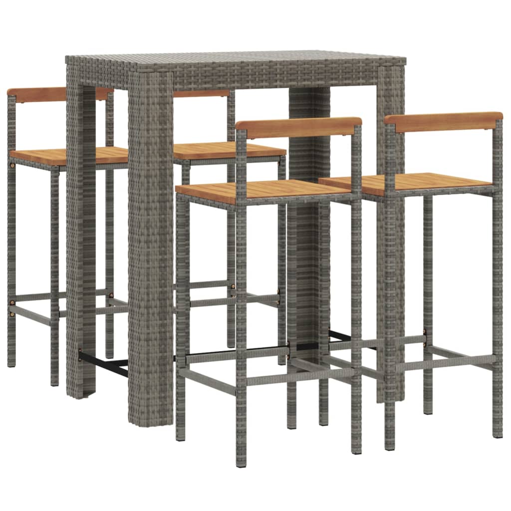 Garden Bar Set Grey