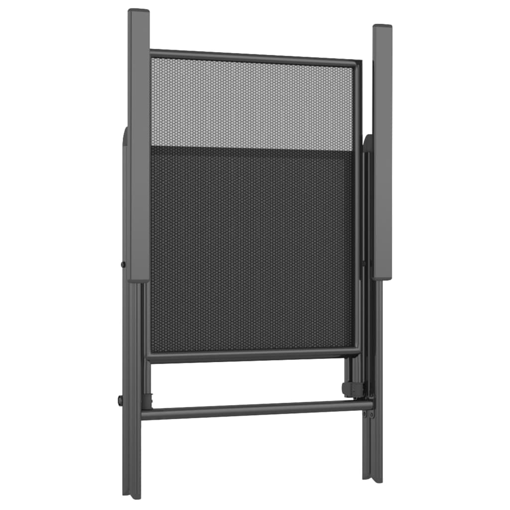 Garden Dining Set Anthracite Steel 7-piece set