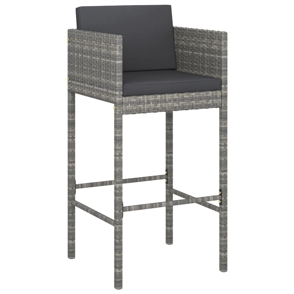 Garden Bar Set Grey, Dark grey, Black