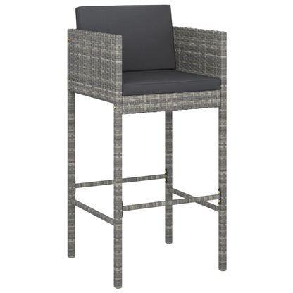 Garden Bar Set Grey, Dark grey, Black