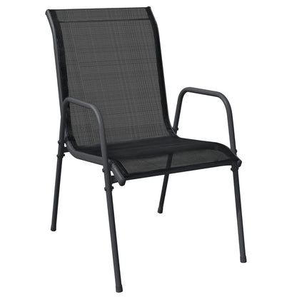 Garden Dining Set Black, Anthracite