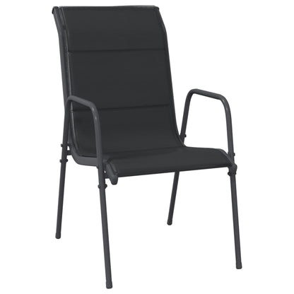 Garden Dining Set Black, Anthracite