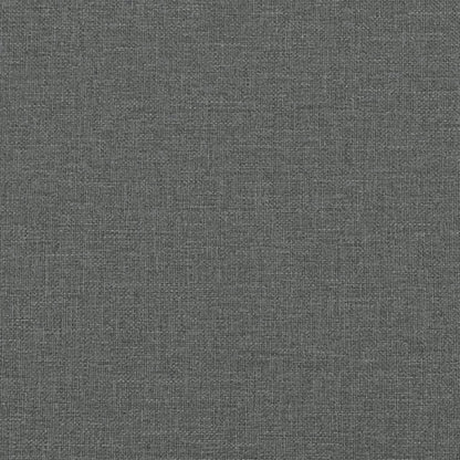 2-seater Sofa Dark Grey Fabric (100% polyester), metal, textilene