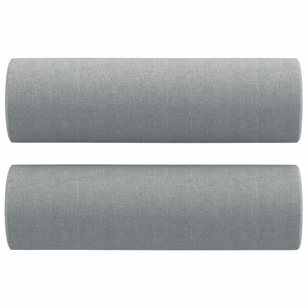 3-seater Sofa Light grey Polyester, Metal, Foam, Textilene 3-Seater