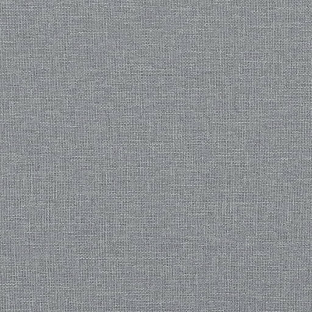3-seater Sofa Light grey Polyester, Metal, Foam, Textilene 3-Seater