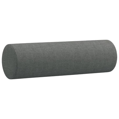 2-Seater Sofa Dark Grey Fabric (100% polyester), metal, textilene