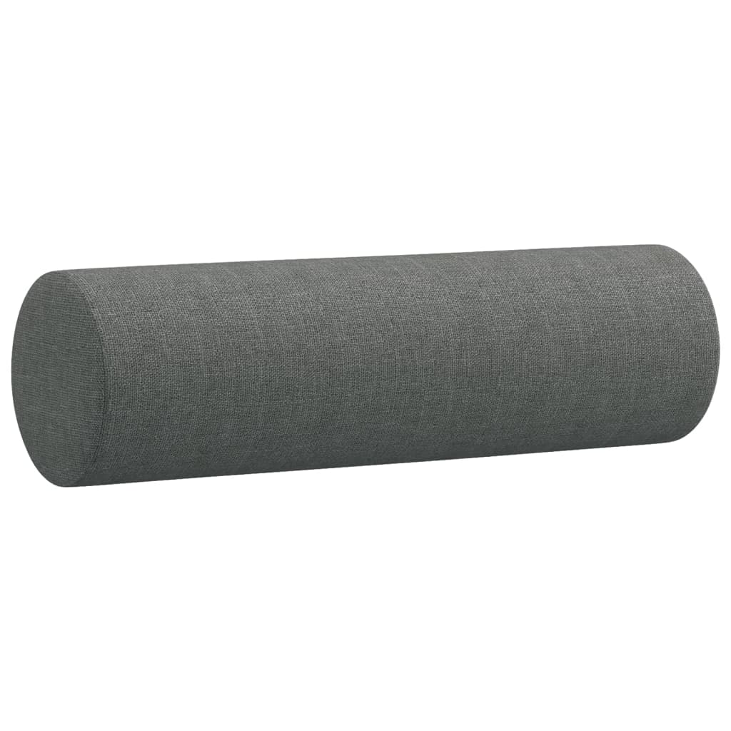 2-Seater Sofa Dark Grey Fabric (100% polyester), metal, textilene