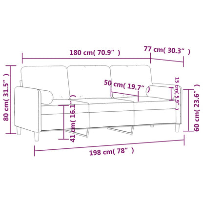 3-seater Sofa Light grey