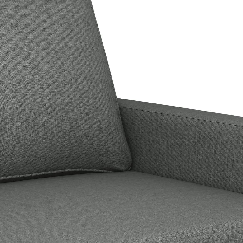 Sofa Set Dark Grey 100% polyester Sofa Set Rectangular Modern