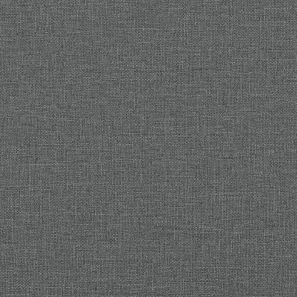 3 Piece Sofa Set with Cushions Dark Gray Fabric