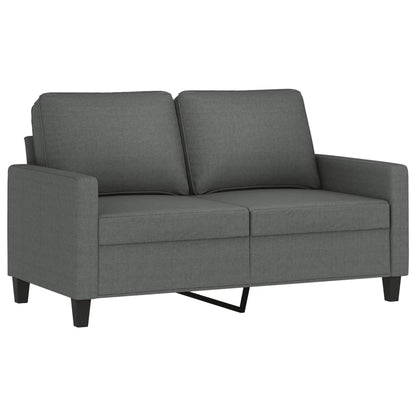Sofa Set Dark grey Fabric (100% polyester), Metal, Textilene, Plywood