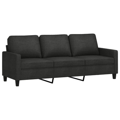 Sofa Set Black Polyester, Metal, Textilene, Plywood