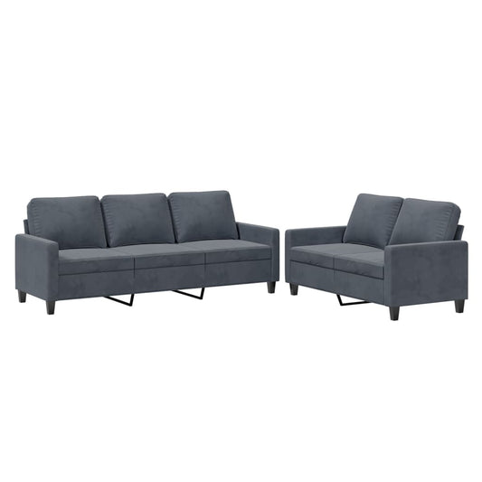 Sofa Set Dark Grey