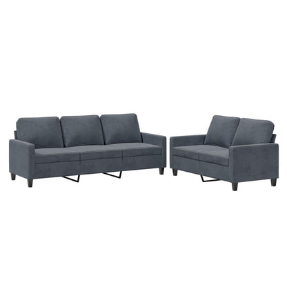 Sofa Set Dark Grey