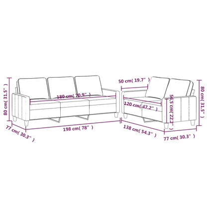 Sofa Set Dark Grey