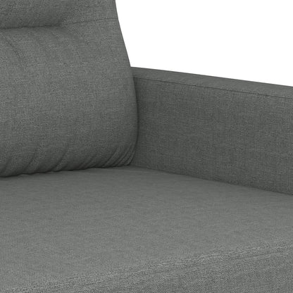 Sofa Set Dark grey Fabric (100% polyester), metal, textilene, plywood