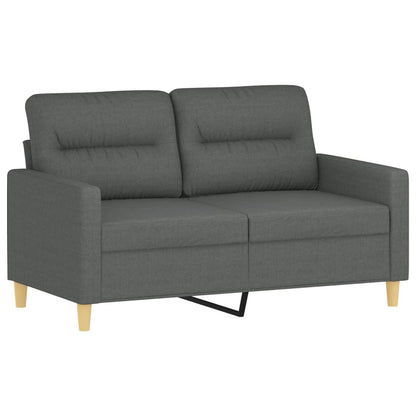 Sofa Set Dark grey Fabric (100% polyester), metal, textilene, plywood