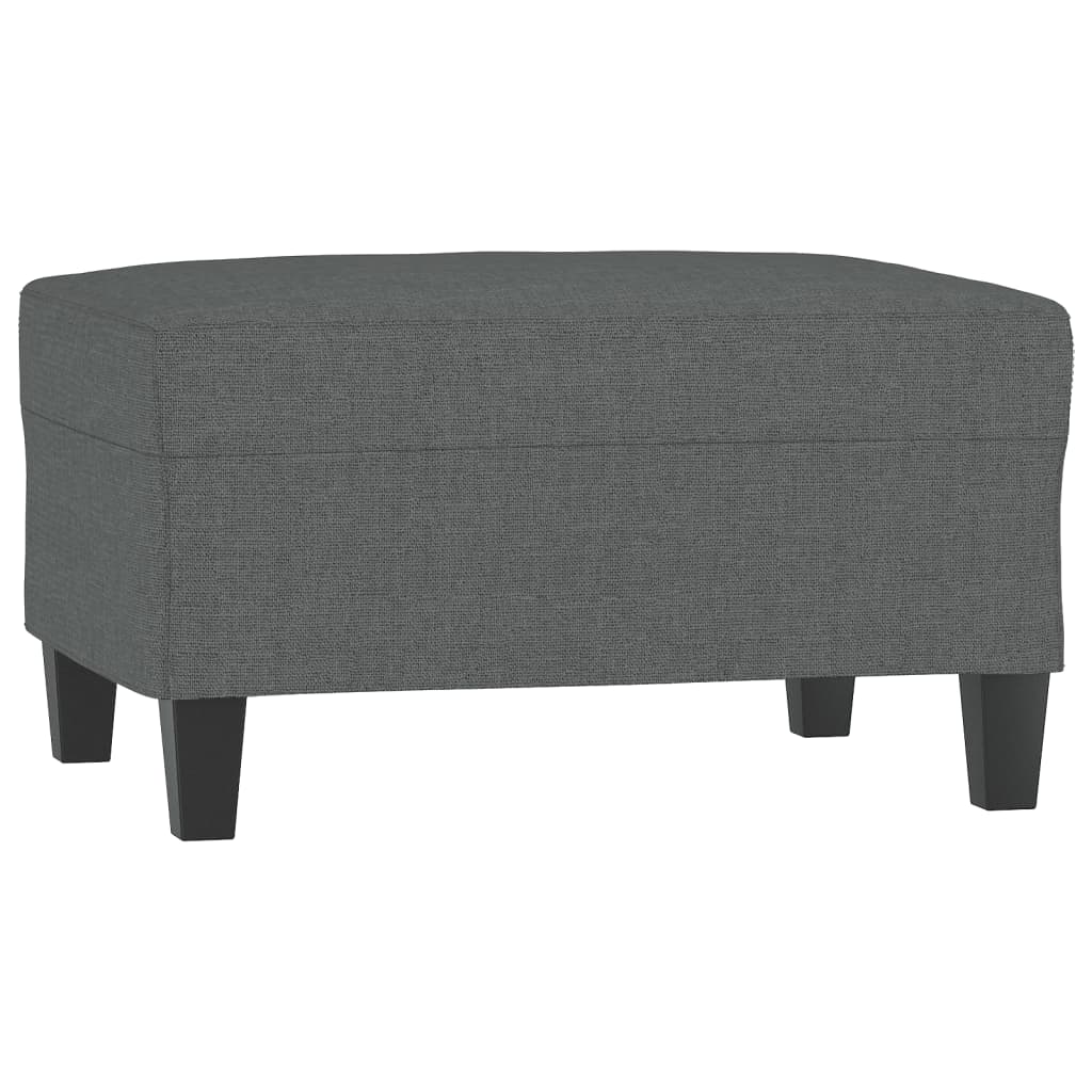 Sofa Set Dark grey Fabric (100% polyester)