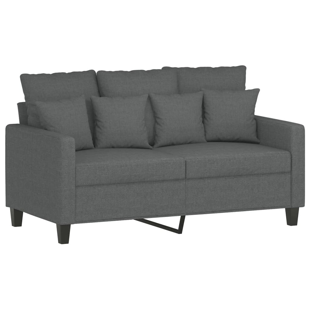 Sofa Set Dark Gray Polyester Large Sofa Set Rectangular
