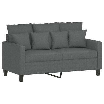 Sofa Set Dark Gray Polyester Large Sofa Set Rectangular