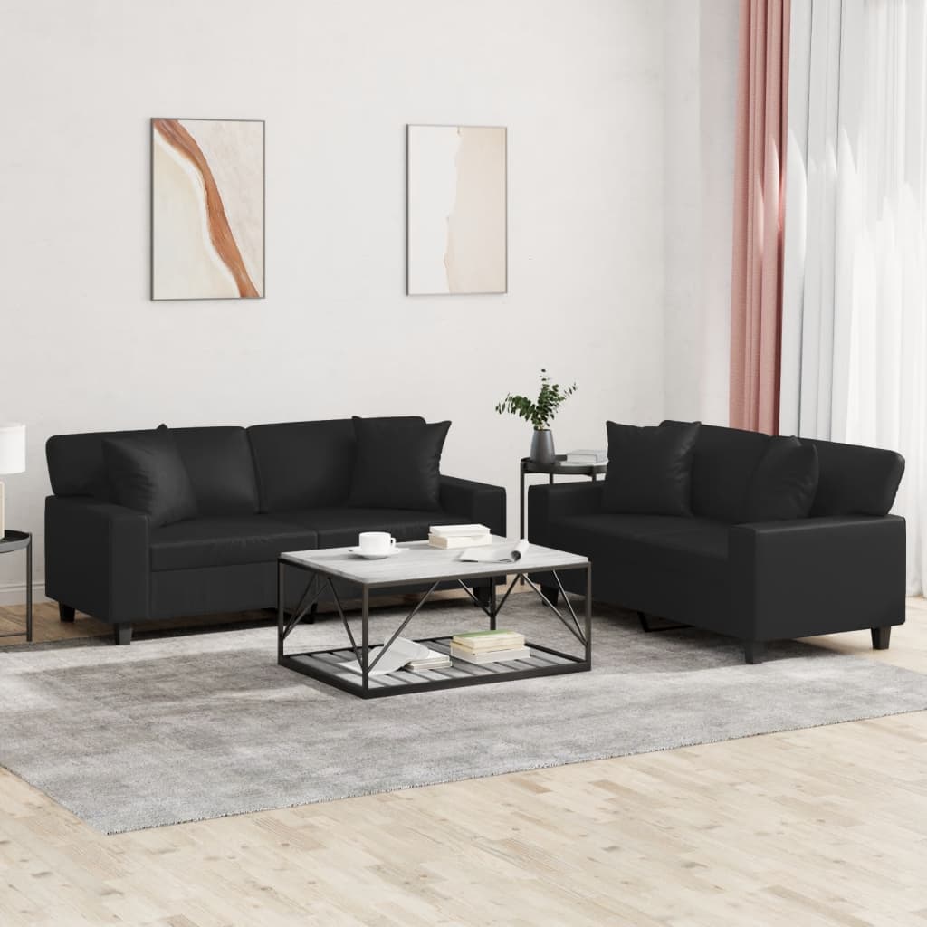 Sofa Set Black