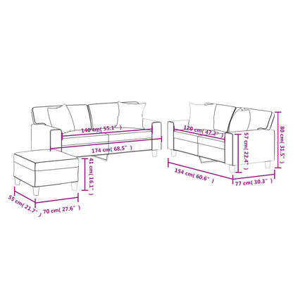 Sofa Set Black
