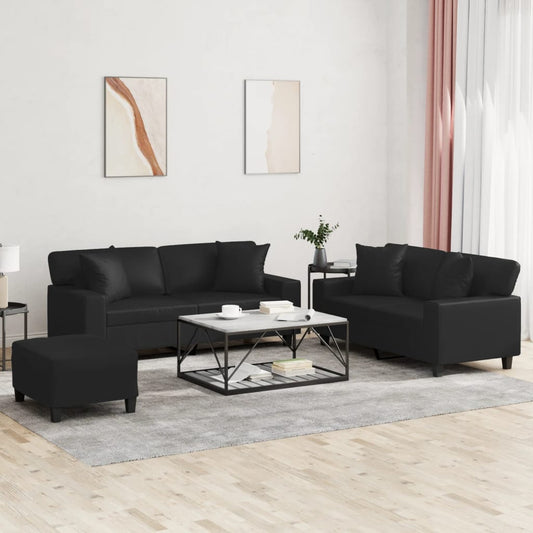 Sofa Set Black