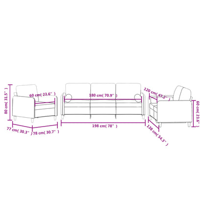 Sofa Set Light Grey