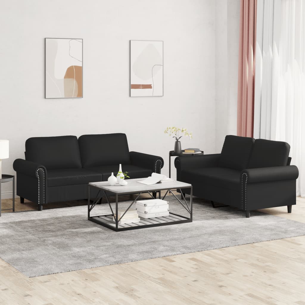 Sofa Set Black