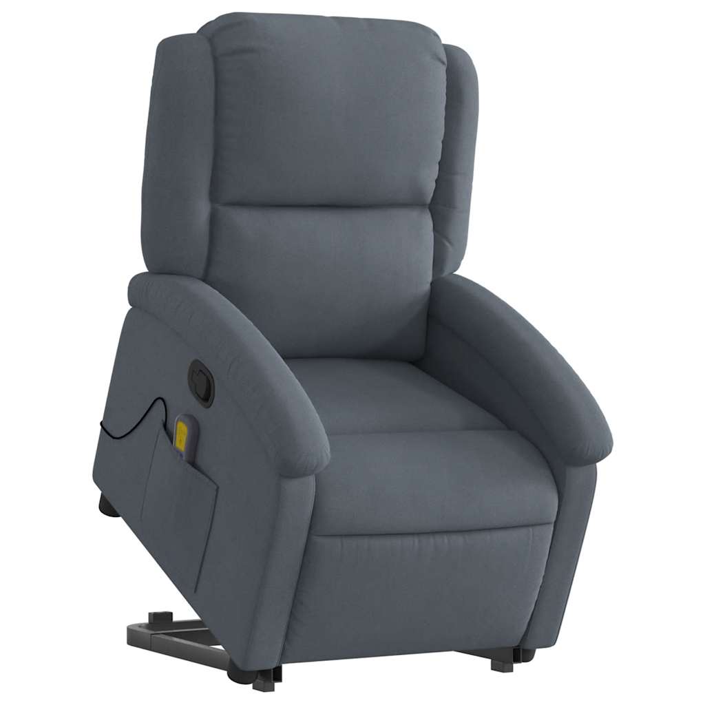 Stand Up Massage Recliner Chair Dark grey
