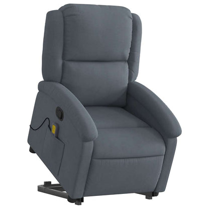 Stand Up Massage Recliner Chair Dark grey
