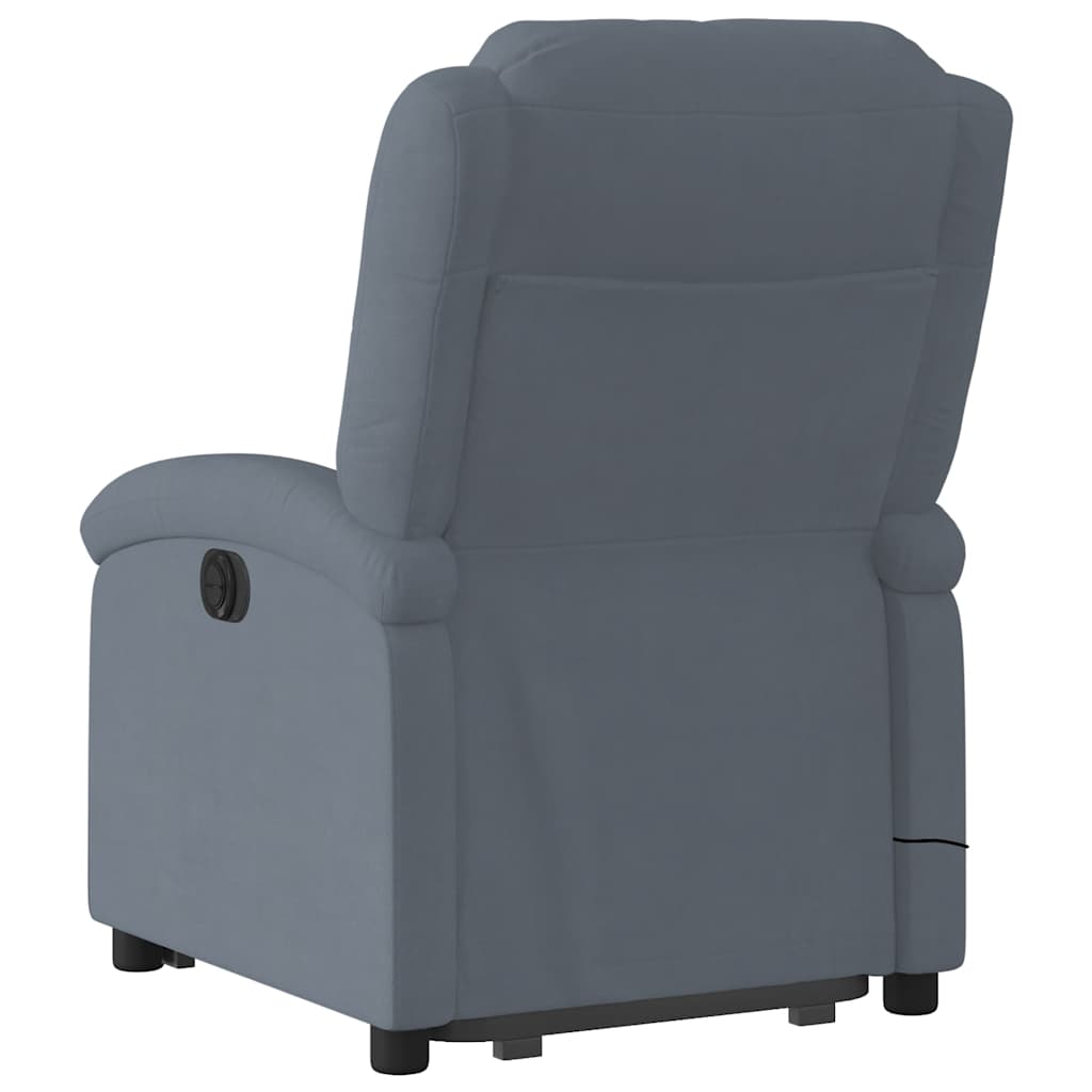 Stand Up Massage Recliner Chair Dark grey