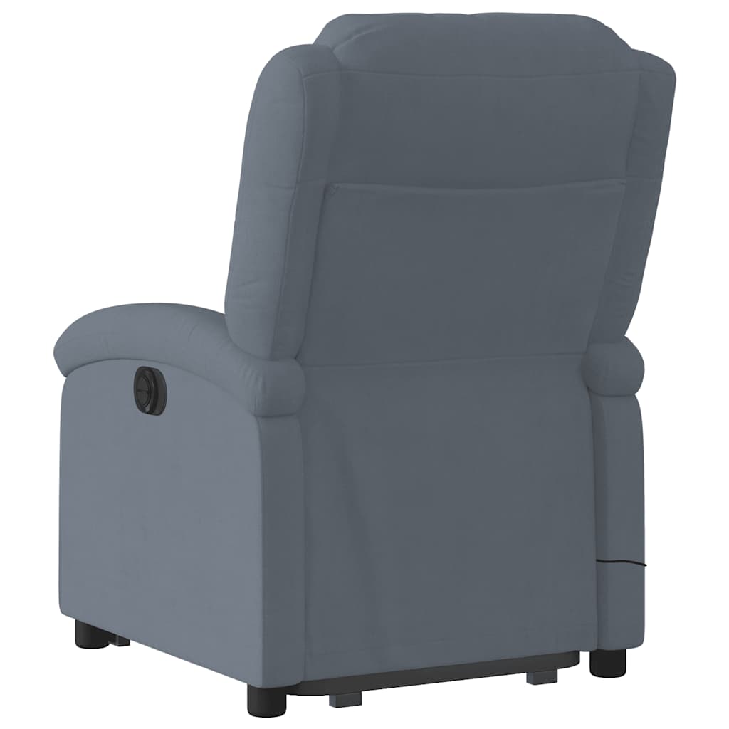 Electric Stand Up Massage Recliner Chair Dark Gray