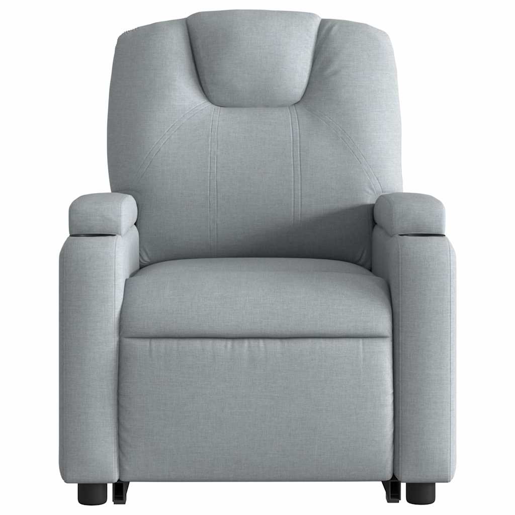 Stand Up Massage Recliner Chair Light Gray