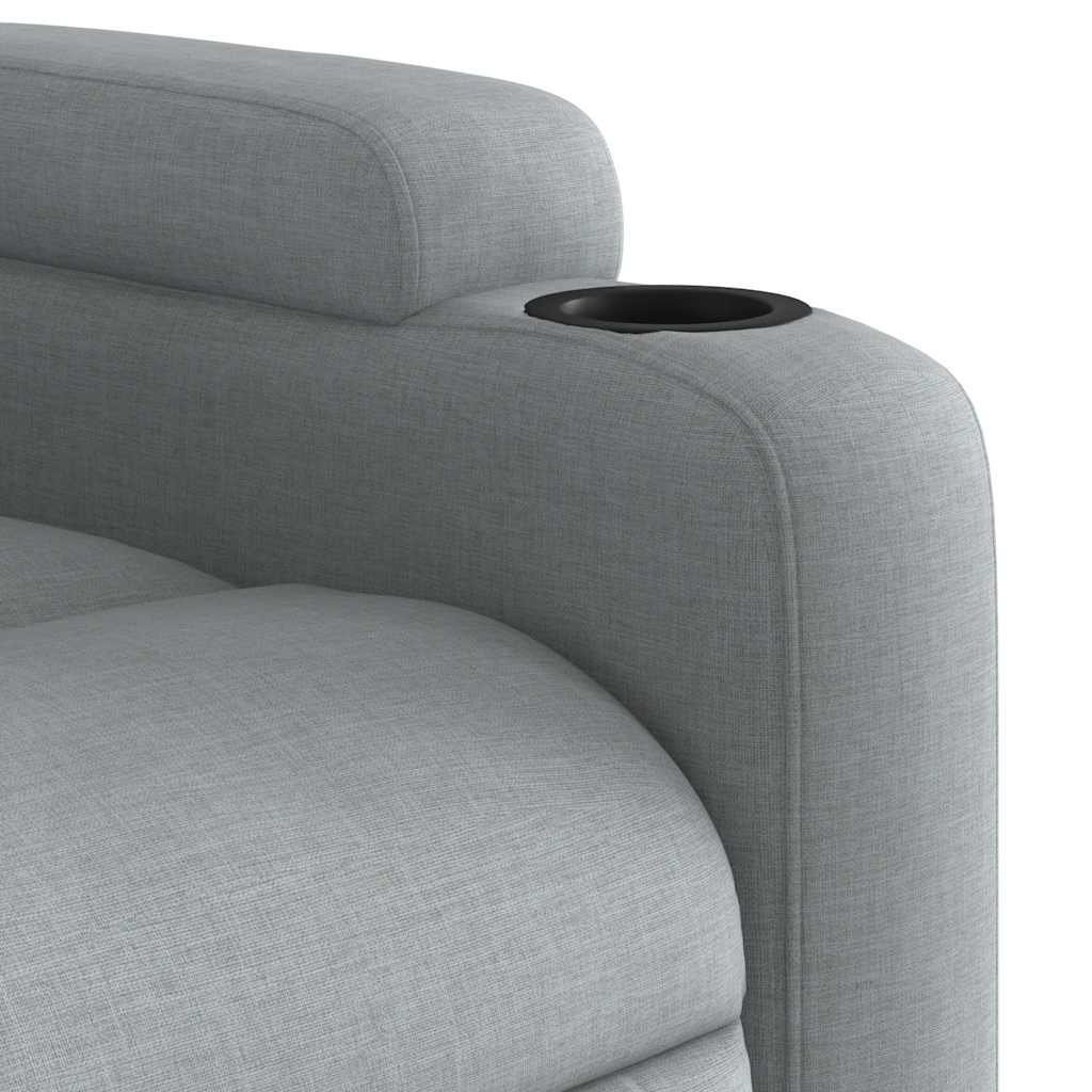 Stand Up Massage Recliner Chair Light Gray