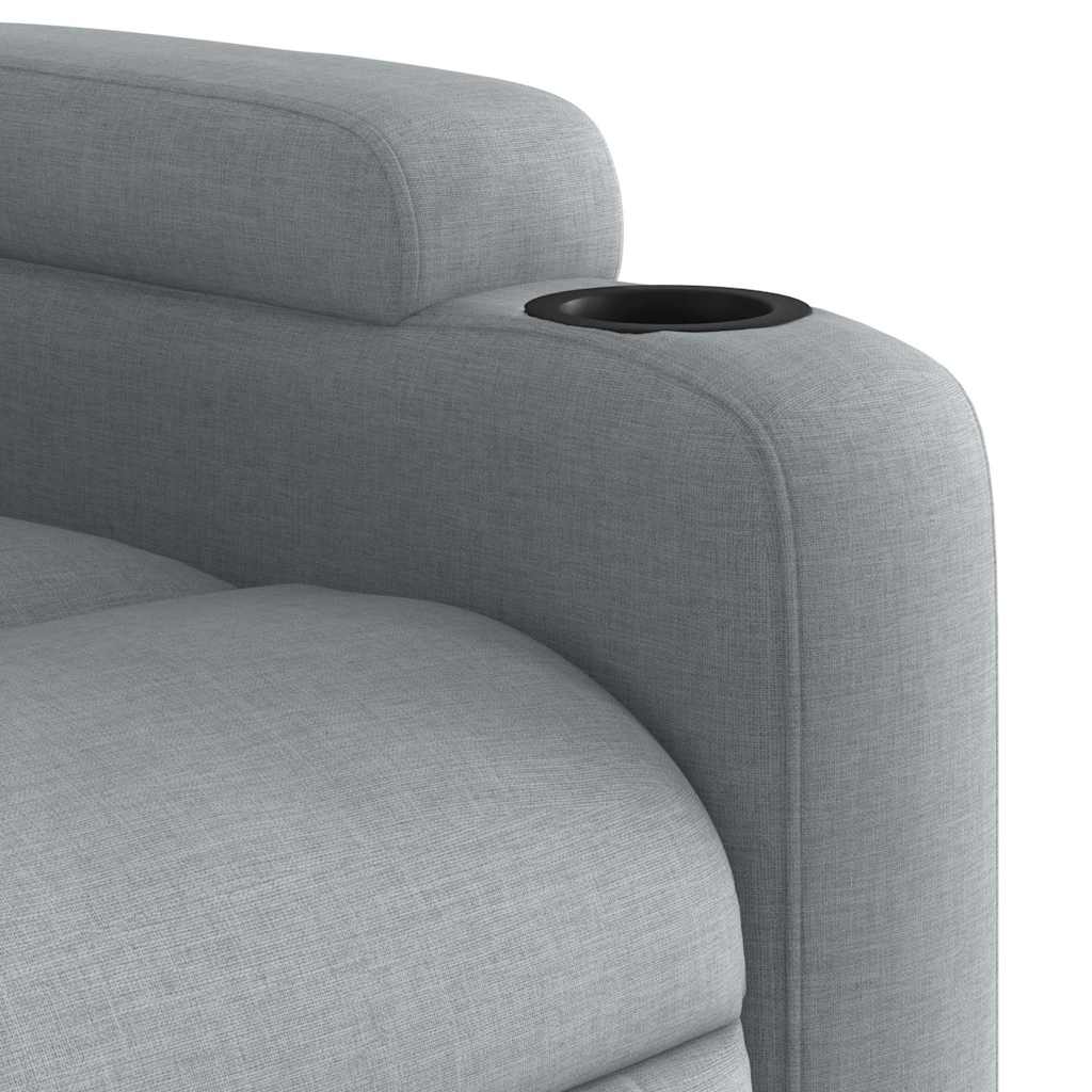 Electric Stand Up Massage Recliner Chair Light grey