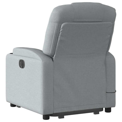 Electric Stand Up Massage Recliner Chair Light grey
