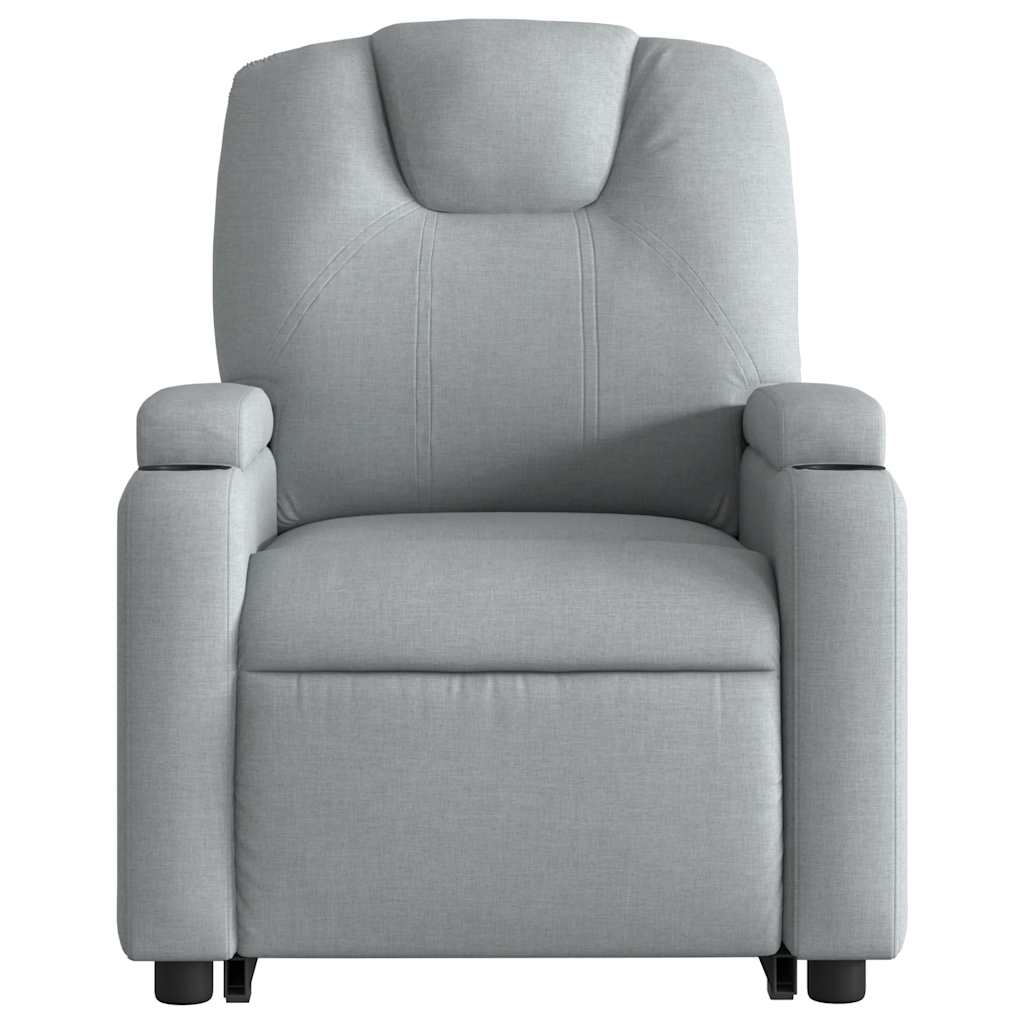 Electric Stand Up Massage Recliner Chair Light grey